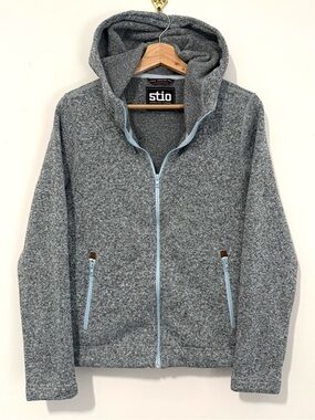 Stio Women’s Sweetwater Fleece Full Zip Outdoor Hooded Jacket